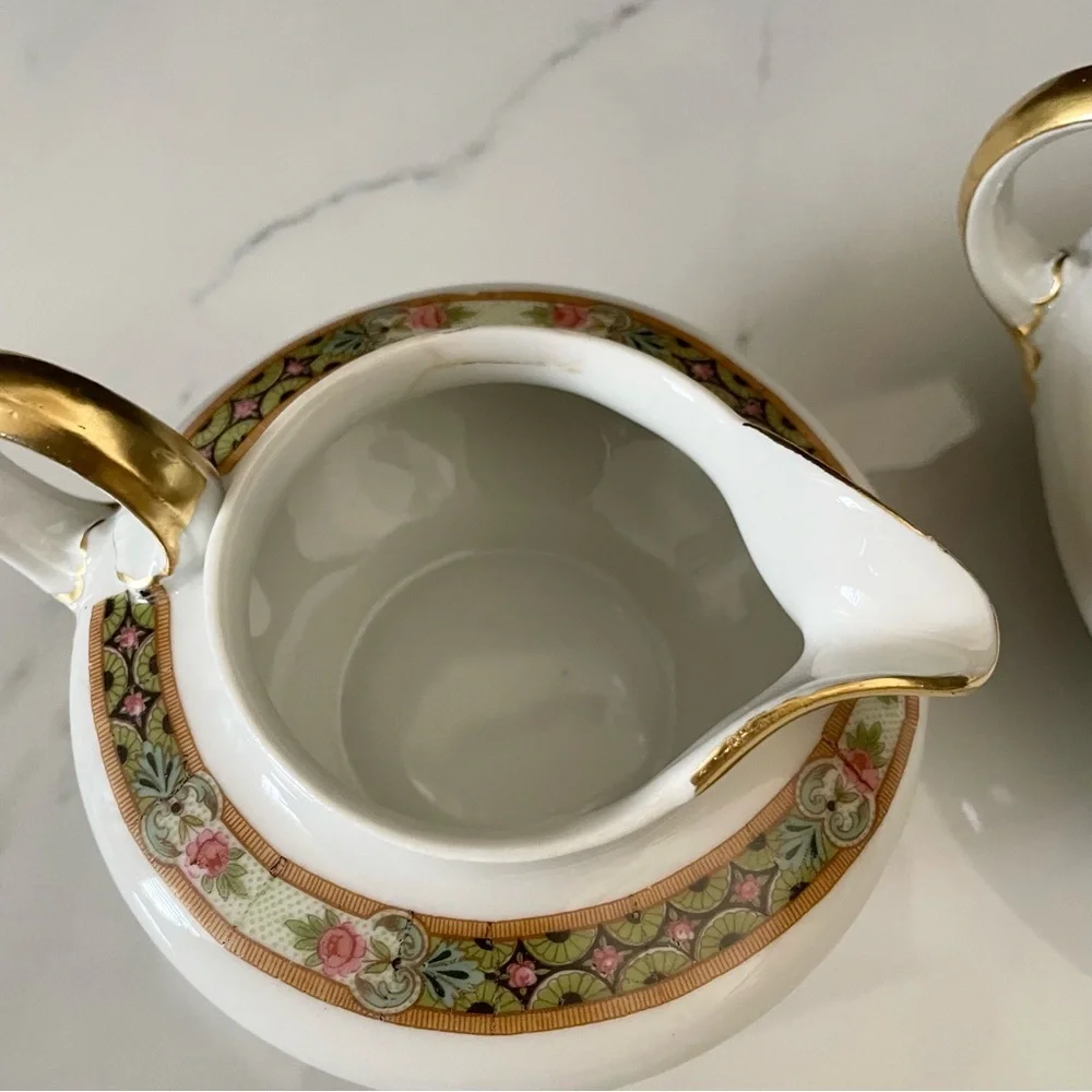 Sugar & Creamer SET - Guerin Limoges